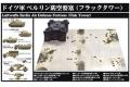 PIT-ROAD 067018-SPS-13 1/700 WW II德國.陸軍 防空炮防空要塞碉堡