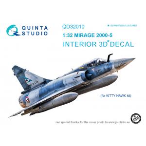 團購 QUINTA STUDIO QD32010 1/32 法國.達梭公司 幻象 2000-5戰鬥機適用立體水貼紙