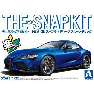 AOSHIMA 058893-10-E 1/32 豐田汽車 SPRA牛魔王GT轎跑車/金屬深藍色/免黏合免塗裝,卡緊/SNAP系列