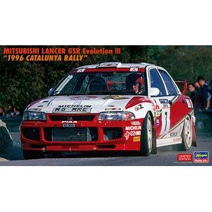 HASEGAWA 20510 1/24 三菱汽車 EVO III'藍瑟/LANCER'GSR轎跑車/1996年.加泰羅尼亞拉利賽事式樣/限量生產