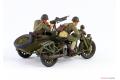 PIT ROAD 020518 1/35 WW II日本.帝國陸軍  97式'陸王'帶邊車摩托車@@