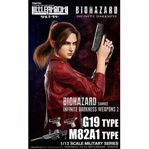 TOMYTEC LABH02 1/12 惡靈古堡：無盡闇黑.武器組-2 GLOCK19 M82A1@@