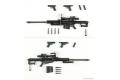 TOMYTEC LABH02 1/12 惡靈古堡：無盡闇黑.武器組-2 GLOCK19 M82A1@@