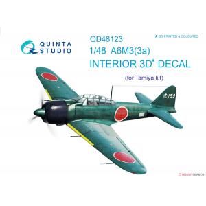 團購.QUINTA QD-48123 1/48 WW II日本.帝國海軍 三菱公司 A6M3'零式'32型戰鬥機適用立體水貼紙