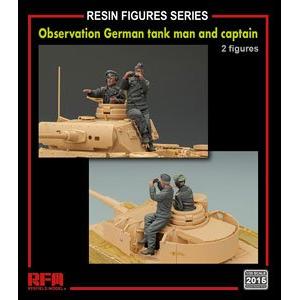 團購.麥田/RFM MODELS RM-2015 1/35 WW II德國.陸軍  坦克乘員與車長人物