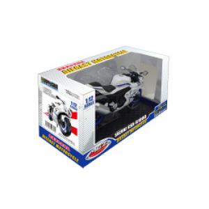 童友社/DOYUSHA 50336 1/12 完成品--鈴木機車 GSX-R1000摩托車/白色@@