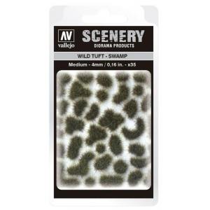 VALLEJO SC-405 場景用品--沼澤草叢/中  WILD  TUFT--SWAMP