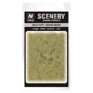 VALLEJO SC-412 場景用品--濃密米色草叢  WILD TUFT--DENSE BEIGE