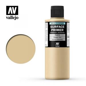 團購.VALLEJO 74.613 沙漠黃褐色底漆補土 SURFACE PRIMER DESERT TAN