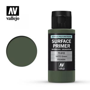 團購.VALLEJO 73.612 北約綠色底漆補土 SURFACE PRIMER.NATO GREEN