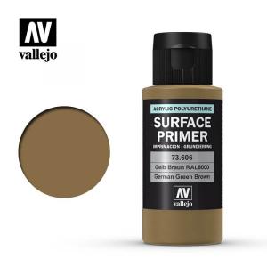 團購.VALLEJO 73.606 德國綠棕色底漆補土 SURFACE PRIMER.GERMAN GREEN BROWN