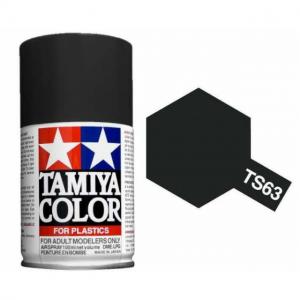 TAMIYA TS-63  噴罐/北約迷彩色-黑色(消光/flat) NATO BLACK