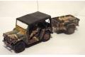 TAMIYA 35130 1/35 美國.陸軍 福特汽車M-151A2吉普車帶M-416拖車尾