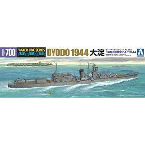 AOSHIMA 045404 1/700 WW II日本.帝國海軍 大淀級'大淀號/OYODO'輕型巡洋艦/1944年分