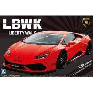 AOSHIMA 059883 1/24 藍寶堅尼汽車 '小牛/HURACAN'VER.1跑車/LB WORKS改式樣