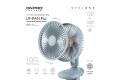 團購.ON PRO 533992 UF-IFAN USB風扇(清水藍色) AUTO  OSCILLATION CLIP FAN(BLUE)