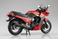 AOSHIMA 109212 1/12 完成品--川崎機車 GPZ-900R'忍者'摩托車/紅-灰色