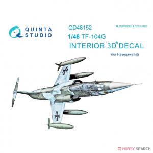 團購 QUINTA STUDIO QD48152 1/48 美國.空軍  洛克希德公司TF-104G'星式'戰鬥教練機適用立體水貼紙