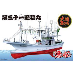 AOSHIMA 049938 1/64 漁船#02 日本 大間黑鮪公司.第31'漁福丸號/FUKU MARU'漁船