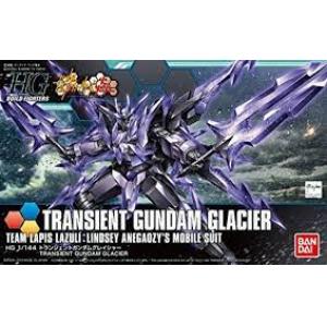 寄賣品--BANDAI 211947- 1/144 BUILD FIGHTERS系列#050 冰河型瞬變鋼彈 TRANSIENT GUNDAM GLACIER