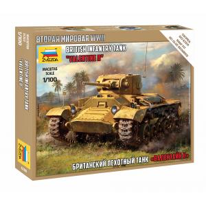 ZVEZDA 6280 1/100 BRITISH INFANTRY TANK VALENTINE II(華倫泰)