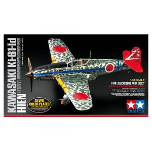 TAMIYA 25424 1/48 川崎 飛燕 Ki-61-Id Hien（tony）電鍍特別版（帶迷彩水貼）