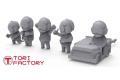 團購.TORI FACTORY fs-11 Q版航艦地勤拖車人員組  CUTIE  DECK Crews Set