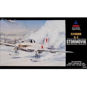 ACCURATE MINIURATES 1/48 二戰蘇聯 伊留申IL-2 單座對地攻擊機 初期型 附雪橇@@