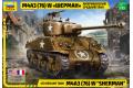 ZVEZDA 3676 1/35 US Medium Tank M4A3 (76)W Sherman