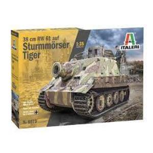 ITALERI 6573 1/35 二戰德國 突擊虎式 38cm RW 61 auf Sturmmöser Tiger