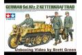 TAMIYA 35377 1/35 二戰德國 Sd.kfz.2半履帶機車中期生產型