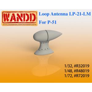 WANDD R-48019 1/48 美國 P-51 適用淚滴天線 LP-21-LM