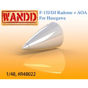 WANDD R-48022 1/48 美國 F-15J/DJ 正確型機鼻+AOA (Hasegawa)@@
