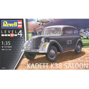 REVELL 03270 1/35 二戰德國 歐寶汽車 軍用公務車 Staff Car Kadett K38 Saloon@@