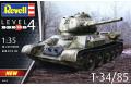 REVELL 03319 1/35 二戰蘇聯 Soviet T34-85@@