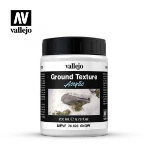 VALLEJO 26820 佈景效果 雪地形情景特效漆 Diorama Effects Ground Snow (200 ML)