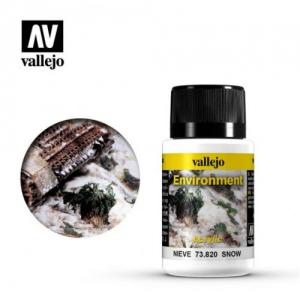 VALLEJO 73820 舊化效果液 Weathering Effects - 雪 Snow (40ml)