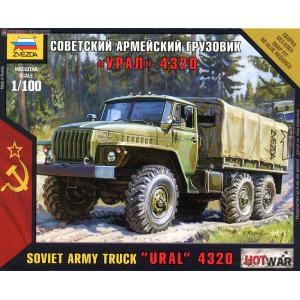 Zvezda 1/100 Ural 4320 Russian Army Truck