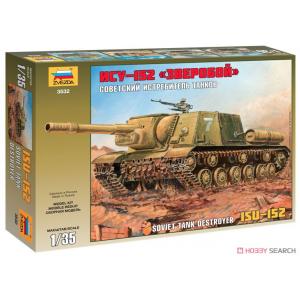 ZVEZDA 3532 1/35 二戰蘇聯 ISU-152式重型突擊炮@@