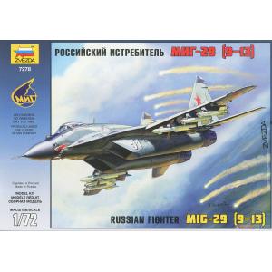 ZVEZDA 7278 1/72 俄羅斯 MIG-29S (9.13) "支點-C" Soviet Fighter