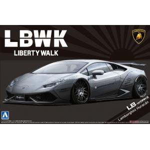 AOSHIMA 05990 1/24 藍寶堅尼汽車 '小牛/HURACAN'VER.2跑車/LB WORKS改式樣