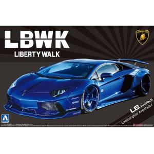 AOSHIMA 05991 1/24 藍寶堅尼汽車 '小牛/HURACAN'VER.2跑車/LB WORKS改式樣