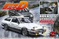 AOSHIMA 05954 1/24 頭文字D系列 #14 藤原拓海 Toyota 豐田 86 Trueno Project D Specification 附駕駛