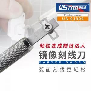 U-STAR/優速達 91906 鏡像刻線刀推刀輔助器@@