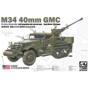 AFV CLUB AF35334 1/35 美國陸軍 M34 40mm 半履帶防空自走砲車