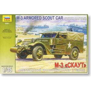 ZVEZDA 3581 1/35 二戰美國 M3偵察車 M3 Scout Car