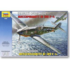 ZVEZDA 4806 1/48 二戰德國空軍 Bf 109 F4