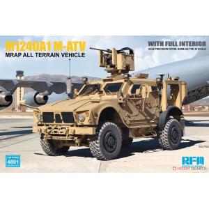 團購.RMF/麥田模型 RM-4801 1/48 M1240A1 M-ATV MRAP w/Full Interior