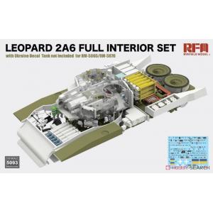 團購.RMF/麥田模型 RM-5093 1/35 Leopard 2A6 內構套件 /烏克蘭水貼 (for RFM5065 & RFM5076)