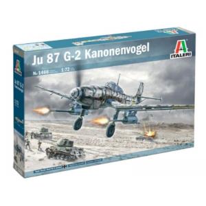 ITALERI 1466 1/72 二戰德國空軍 容克 JU 87 G-2'斯圖卡'大砲鳥俯衝轟炸機